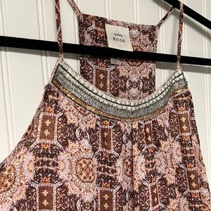 Knox Rose | Beaded Tank | M